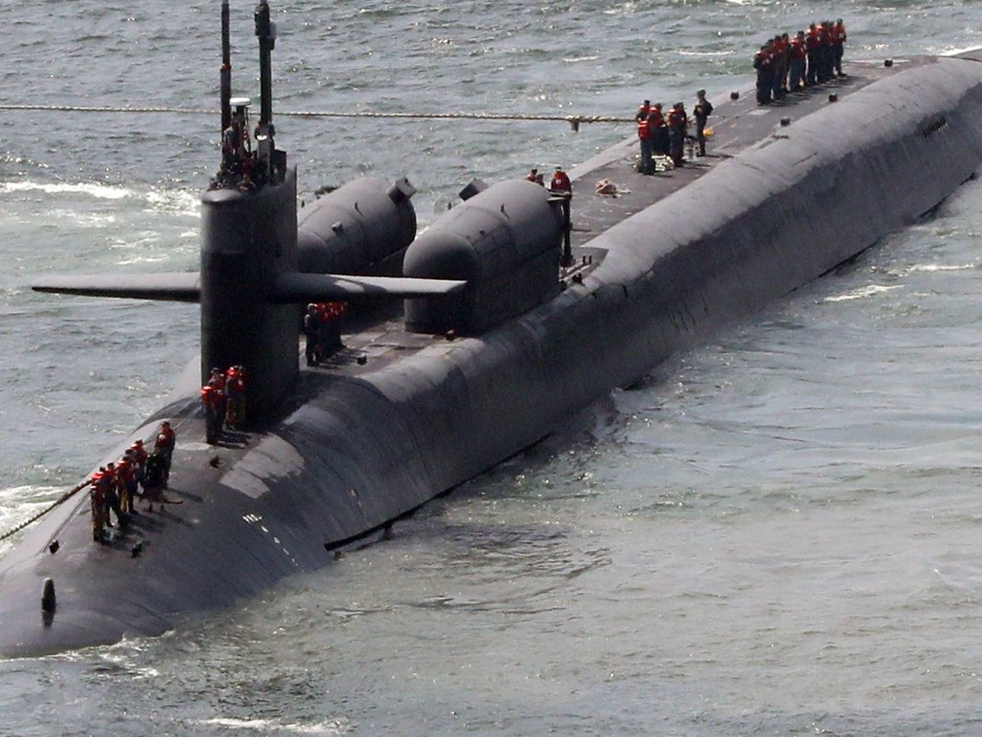 恐怖的俄亥俄核潜艇