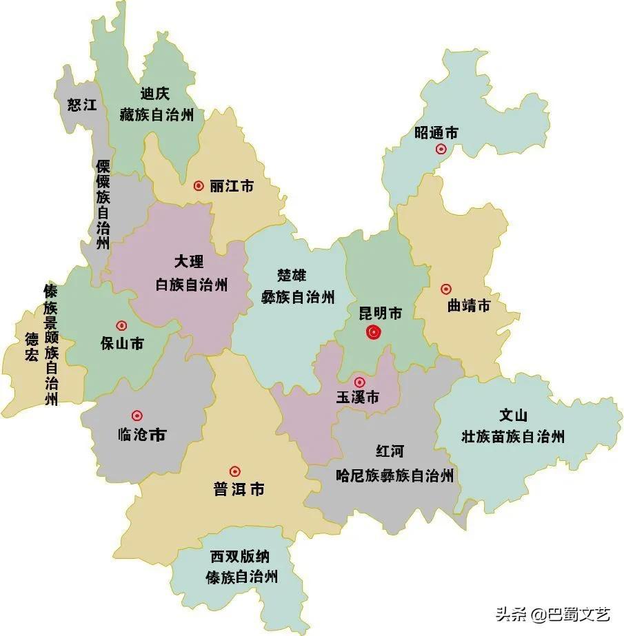 云南省海拔高度分布图图片